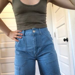 BDG blue jean cargo pants